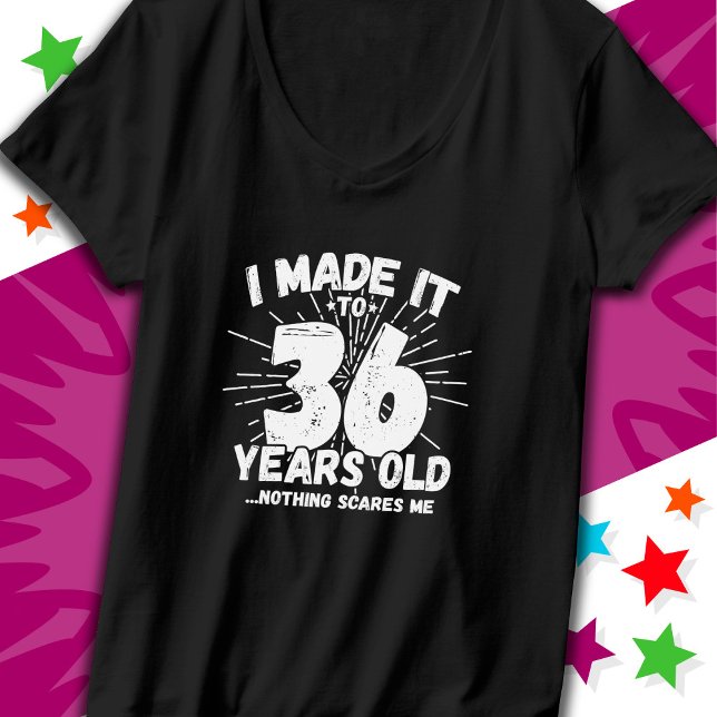 T-shirt 36 Ans Mème sarcastique vieux drôle 36ème annivers (Créateur téléchargé)