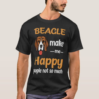 T-shirt 36 Beagles Me Rendre Heureux