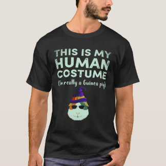 T-shirt 36 Ceci est mon costume humain Je suis vraiment un
