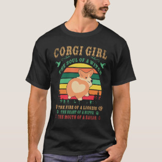T-shirt 36 Corgi L'Âme D'Une Sorcière Corgi