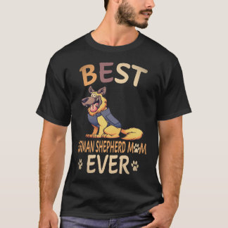 T-shirt 36 Meilleure maman Berger allemand de tous les tem