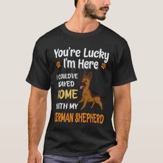 T-shirt 36 Vous avez de la chance que je sois ici j'aurais