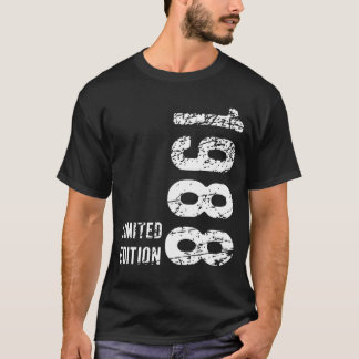 T-shirt 36e cadeau d'anniversaire 1988 Edition limitée 36 