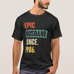 T-shirt 36E Cadeau Du Mariage Pour Son Mari Épique