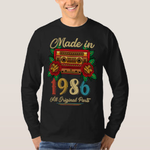 T-shirt 36e fête d'anniversaire 36 ans Awesome 1986 Rétro