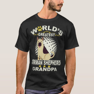 T-shirt 37 Grand-père allemand de berger allemand le plus