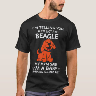 T-shirt 37 Je vous dis que je ne suis pas un Beagle