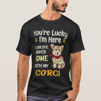 T-shirt 37 Vous êtes un Corgi chanceux