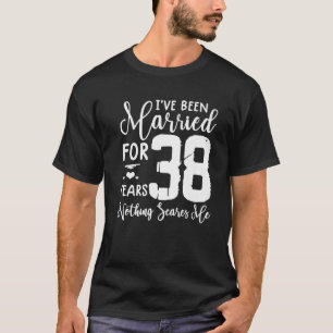 T-shirt 38 Ans Mariés Drôle Couple 38E Anniversaire