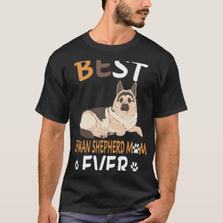 T-shirt 38 Meilleure maman berger allemand de tous les tem