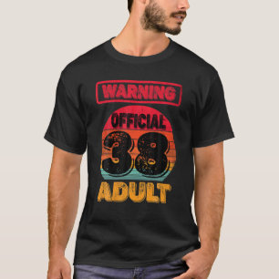 T-shirt 38E Anniversaire Retro Distress Vintage 1984 38Ans