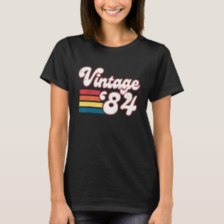 T-shirt 39 Ans Chemise 39ème Anniversaire Né En 1984 FEMME