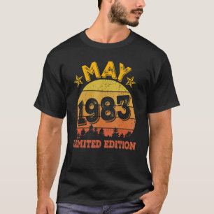 T-shirt 39e anniversaire Décorations mai 1983 39 ans Me