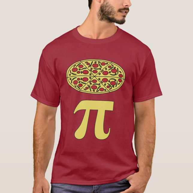 T-shirt 3.14 Pizza Pie Pi Pun Amusant Math Plaisanterie (Devant)