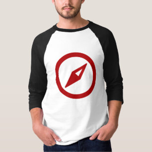 T-shirt 3/4 raglan de base de douille
