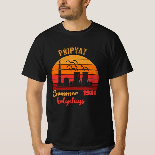 T-shirt 3.6 Roentgen Not Great, Not Terrible Chernobyl (Devant)