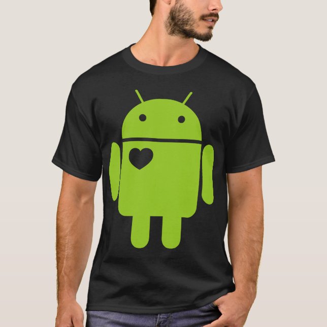 T-shirt <3 Android (Devant)