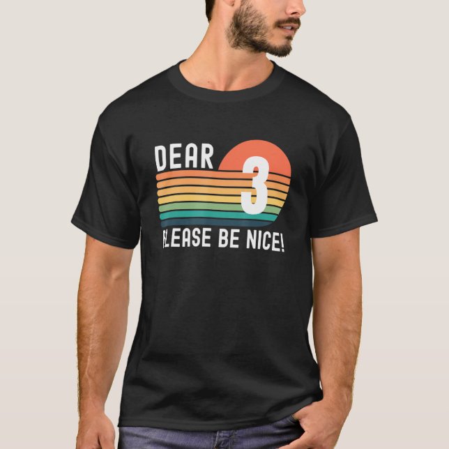 T-shirt 3 Anniversaire Rétro Son 3ème anniversaire (Devant)