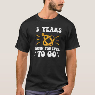T-shirt 3 ans à jamais aller 3ème anniversaire de mariage