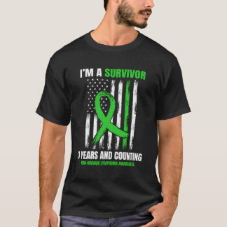 T-shirt 3 ans Cancer Sans Hodgkins Lymphoma Survivant