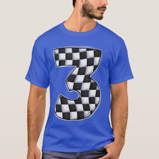 T-shirt 3 ans d'équipage de fosse Boy course 3e anniversai