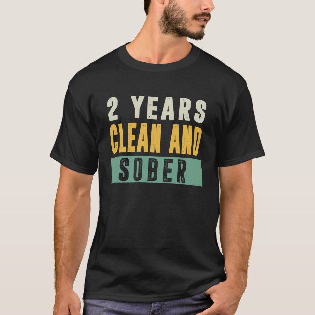 T-shirt 3 ans Récupération propre et sobre Addictité à la  (Devant)