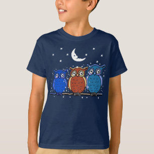 T-shirt 3 chouettes