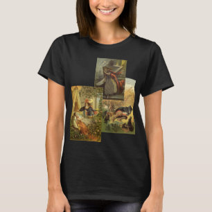 T-shirt 3 contes de fées victoriennes Vintages
