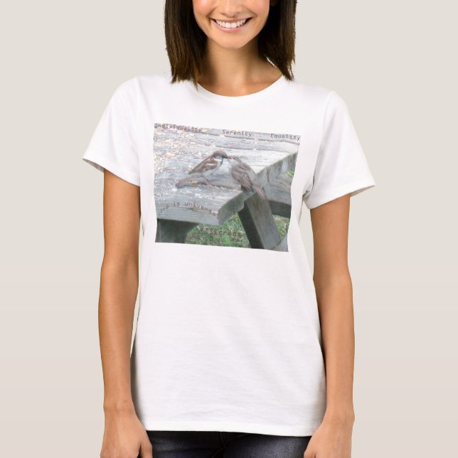 T-shirt (#3) - dames - note : Regard fané (Devant)
