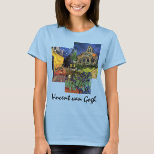T-shirt 3 différentes Famous Vintage van Gogh Peintures