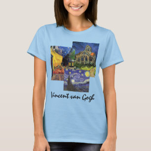 T-shirt 3 différentes Peintures d'art Famous Vintage van G