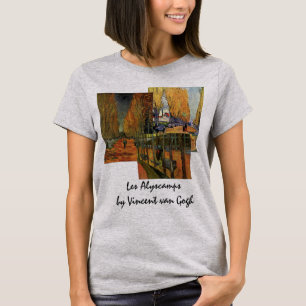 T-shirt 3 différents van Gogh Les Alyscamps Art Vintage