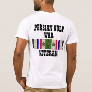 T-SHIRT 3 ÉTOILES DE CAMPAGNE / VETERAN DE GUERRE DU GOLF