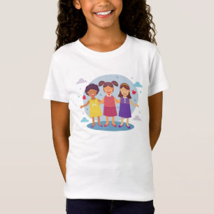 T-Shirt 3 Filles meilleur ami