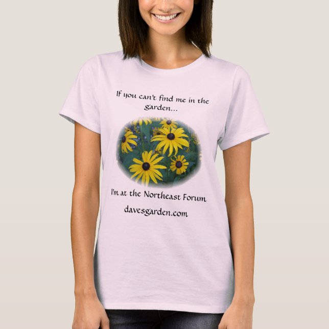 T-shirt #3 Forum du nord-est Rudbeckia me trouvez (Devant)