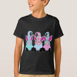 T-shirt 3 Gnomes de Pâques Portes Pastel Printemps Bunny O