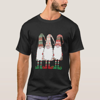 T-shirt 3 Gnomes nordiques hiver Noël suédois Tomte Nis