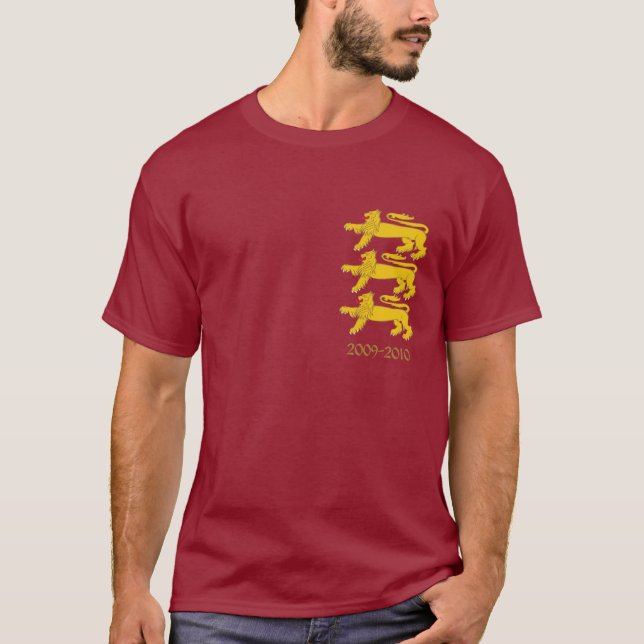 T-shirt 3 Golden Lions sur Bourgogne (Devant)