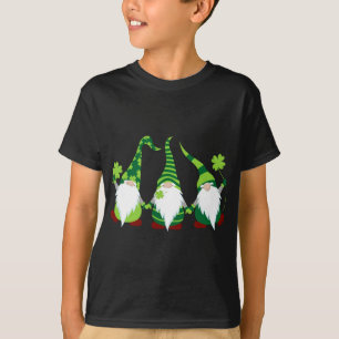 T-shirt 3 Irlandais Gnome Leprechaun Shamrock Gnomes St Pa
