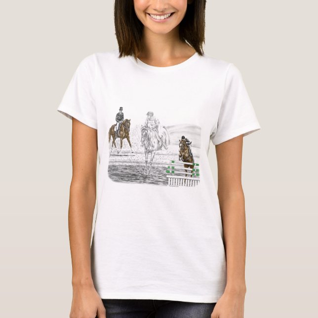T-shirt 3 jours d'entraînement combiné pour évasion des ch (Devant)