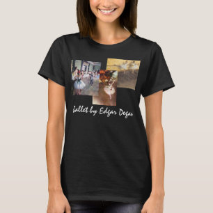 T-shirt 3 oeuvres d'art vintage de ballet par Edgar Degas