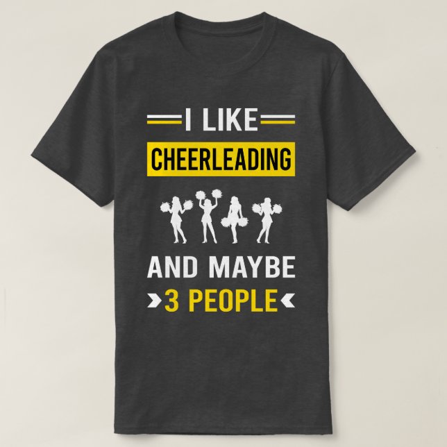 T-shirt 3 Personnes Chevronner Pom-pom girl (Design devant)
