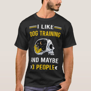 T-shirt 3 personnes Entraîneur d'entraînement de chien