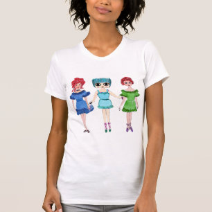 T-SHIRT 3 PETITES AMIS SOIRÉE SORTE