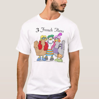 T-shirt 3 poules françaises