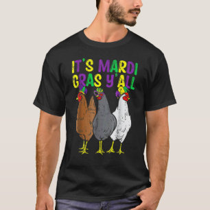 T-shirt 3 poulets C'est Mardi Gras à vous agriculteurs hom