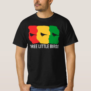 T-shirt 3 Three Little Birds Everything Irie Rasta Reggae 