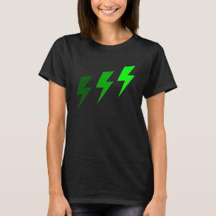 T-shirt 3 Vert éclair