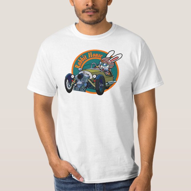 T-shirt 3 Wheeler - 白 (Devant)