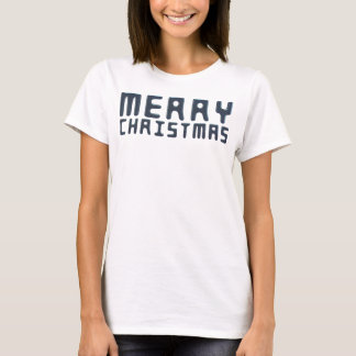 T-shirt 3D Joyeux Noël bleu